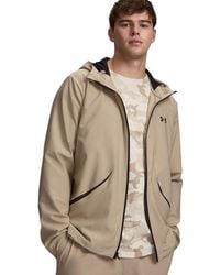 Under Armour - Beige Polyester Hoodie - Lyst