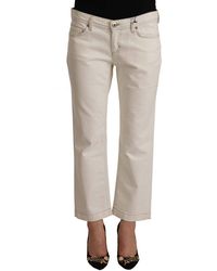 Dolce & Gabbana - Chic Off- Cropped Jeans - Lyst