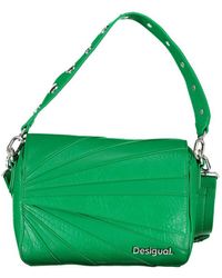 Desigual - Green Polyethylene Handbag - Lyst