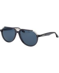 Trussardi - Gray Acetate & Stainless Steel Sunglasses - Lyst