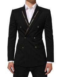Dolce & Gabbana - Sicilia Double Breasted Jacket Blazer 02+Wo Clothing - Lyst