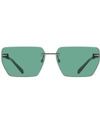Calvin Klein - Verde Metallo Sunglasses - Lyst