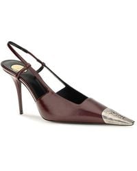 Saint Laurent - Jeanne Smooth Leather Pumps - Lyst