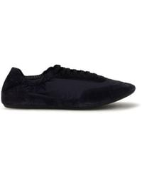 Prada - Blue Rubber Athletic Sneakers - Lyst