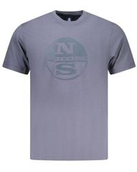 North Sails - Blue Cotton Men T - Lyst
