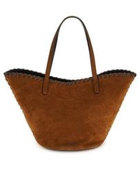 STAUD - Brown Calf Leather Bos Taurus Handbag - Lyst
