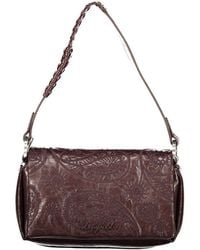 Desigual - Brown Polyethylene Handbag - Lyst