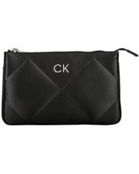Calvin Klein - Black Polyester Shoulder Bag - Lyst
