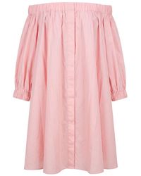Trussardi - Pink Cotton Dress - Lyst