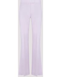Theory - Lilac Sky Wool New Demitria Pants - Lyst