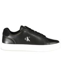 Calvin Klein - Black Polyurethane Men's Sneaker - Lyst