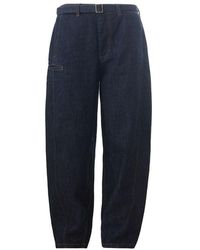 Emporio Armani - Cotton Jeans & Pant - Lyst