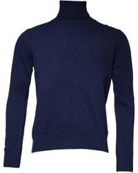 Dolce & Gabbana - Wool Knit Turtleneck Pullover Sweater - Lyst