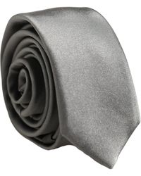 Dolce & Gabbana - Satin Silk Adjustable Tied Necktie Tie - Lyst