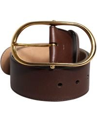 Dolce & Gabbana - Leather Waist Metal Buckle Belt - Lyst