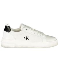 Calvin Klein - Leather Sneaker - Lyst