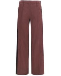 Courreges - Bordeaux Polyester Athletic Pants - Lyst