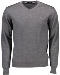 Harmont & Blaine - Gray Wool Sweater - Lyst