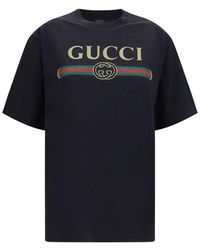 Gucci - Black Cotton T - Lyst