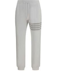 Thom Browne - White Cotton Joggers (workout Pants) - Lyst