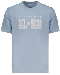 Converse - Azzurro Cotton Mens T - Lyst
