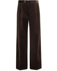 Lardini - Brown Cotton Pants - Lyst