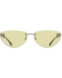Calvin Klein - Verde Metallo Sunglass - Lyst