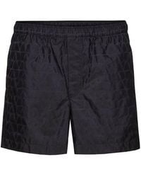 Valentino - Toile Iconographe Swim Shorts - Lyst
