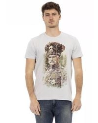 TRUSSARDI ACTION - Cotton T-Shirt - Lyst