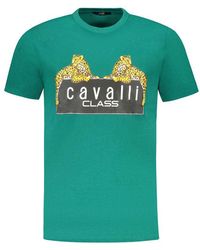 Roberto Cavalli - Cotton T-Shirt - Lyst