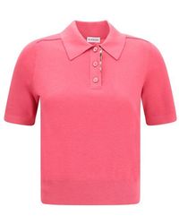 Burberry - Multicolor Wool Oves Aries Polo Shirt - Lyst
