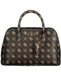 Guess - Marrone Polyurethane Woman Handbag - Lyst