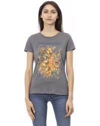 TRUSSARDI ACTION - Cotton Tops & T-Shirt - Lyst