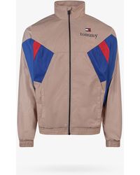 Tommy Hilfiger Thd Denim Jacket With Archive Flag At Back for Men | Lyst