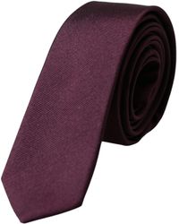 Dolce & Gabbana - Solid 100% Silk Adjustable Tie - Lyst