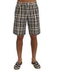 Dolce & Gabbana - Striped Casual Shorts - Lyst