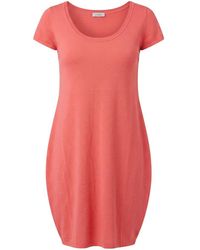 Malo - Red Cotton Dress - Lyst