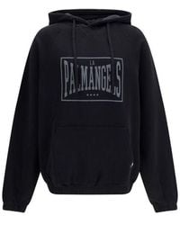 Palm Angels - Black Cotton Sweatshirt - Lyst