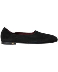 Dolce & Gabbana - Suede Loafers Formal Dress Slip On Shoes - Lyst
