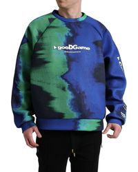 Dolce & Gabbana - Multicolor Logo Crewneck Pullover Sweater - Lyst