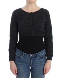 Ermanno Scervino - Chic Cropped Alpaca Wool Sweater - Lyst