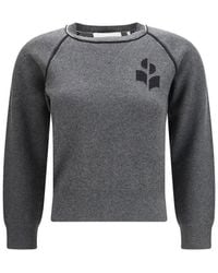 Isabel Marant - Gray Cotton Sweatshirt - Lyst