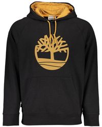 Timberland - Chic Hooded Sweatshirt With Contrast Details - Lyst