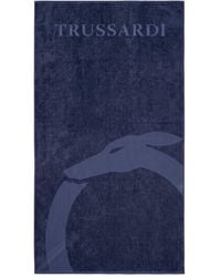 Trussardi Beachwear - Blue Cotton Other - Lyst