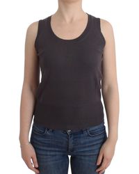 John Galliano - Elegant Sleeveless Knit Top - Lyst