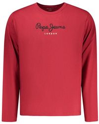 Pepe Jeans - Rosso Cotton Men T - Lyst