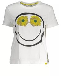 Desigual - Cotton Tops & T-shirt - Lyst