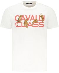 Roberto Cavalli - Cotton T-Shirt - Lyst