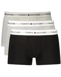 Tommy Hilfiger - Grey Cotton Men's Boxer - Lyst