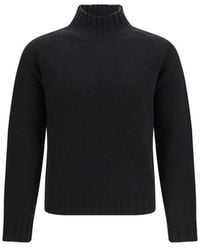 Aragona Cashmere - Black Cashmere Sweater - Lyst